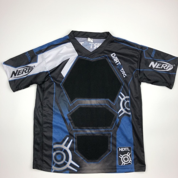 Nerf Men’s Dart Tag Jersey Size L Black RS22 - Picture 1 of 7